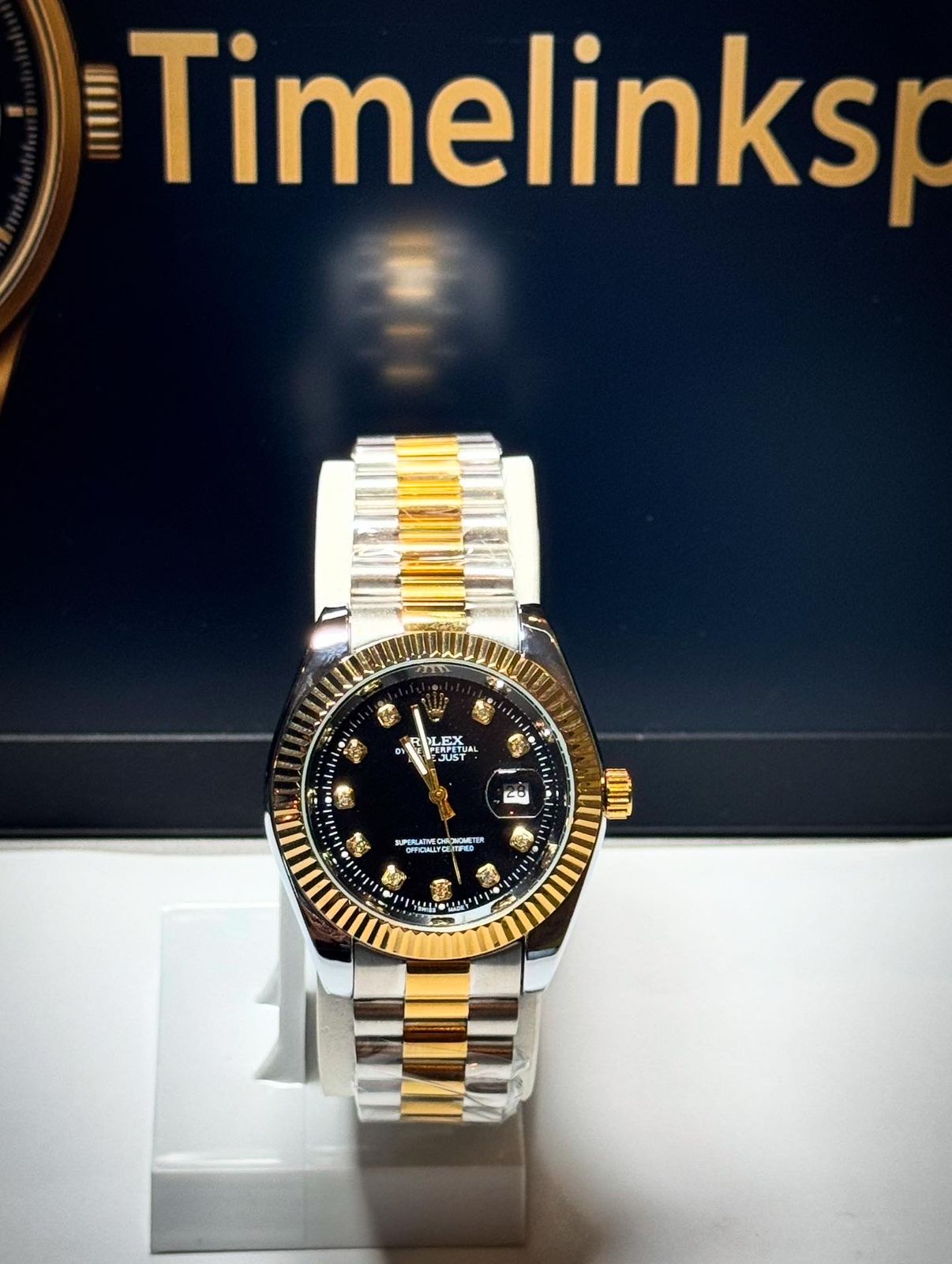 Rolex semi auto luxury watch